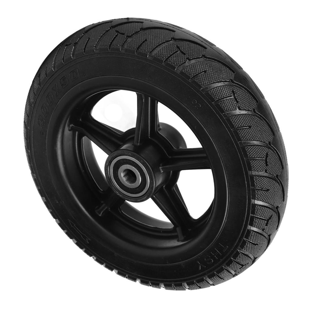 Electric Scooter Tire 8 Inch Prevent Slip Shock Absorbing Explosion Proof Solid Scooter Front Wheel Hub Tyre