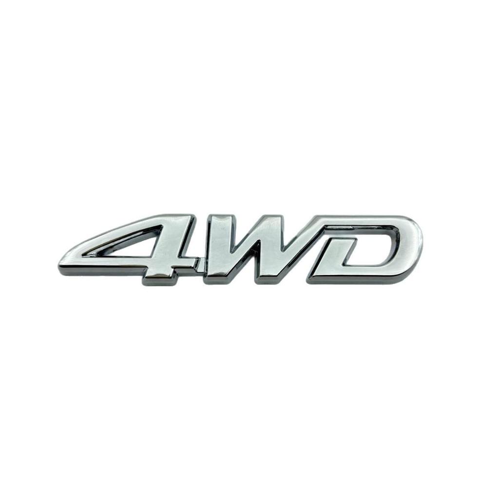 RAV4 4WD Emblem Lettering Decorative Sticker for Toyota