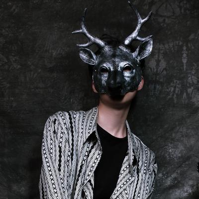 Mask Show Eye Mask Party Supplies Animal Mask Halloween Mask Kabuki Kitsune Mask Deer Head  Mask