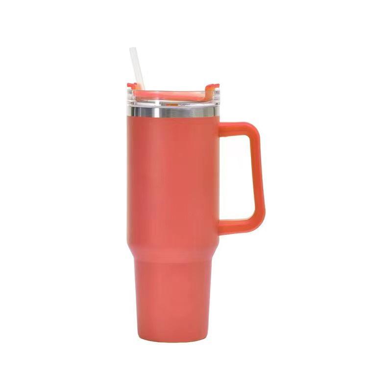 Third Gen 40oz Handle Thermos Cup, 304 Stainless Steel, Large Capacity for Vehicles, Ice Cooler Cup.