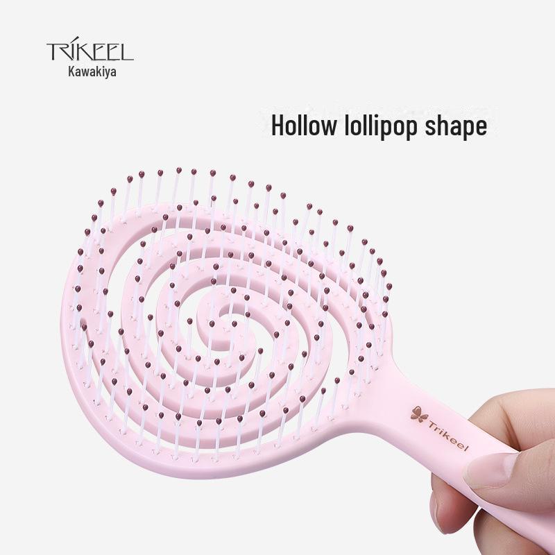 Chuanqier Fluffy Air Cushion Comb for Women – Anti-Static, Massaging, Ideal for Long Hair