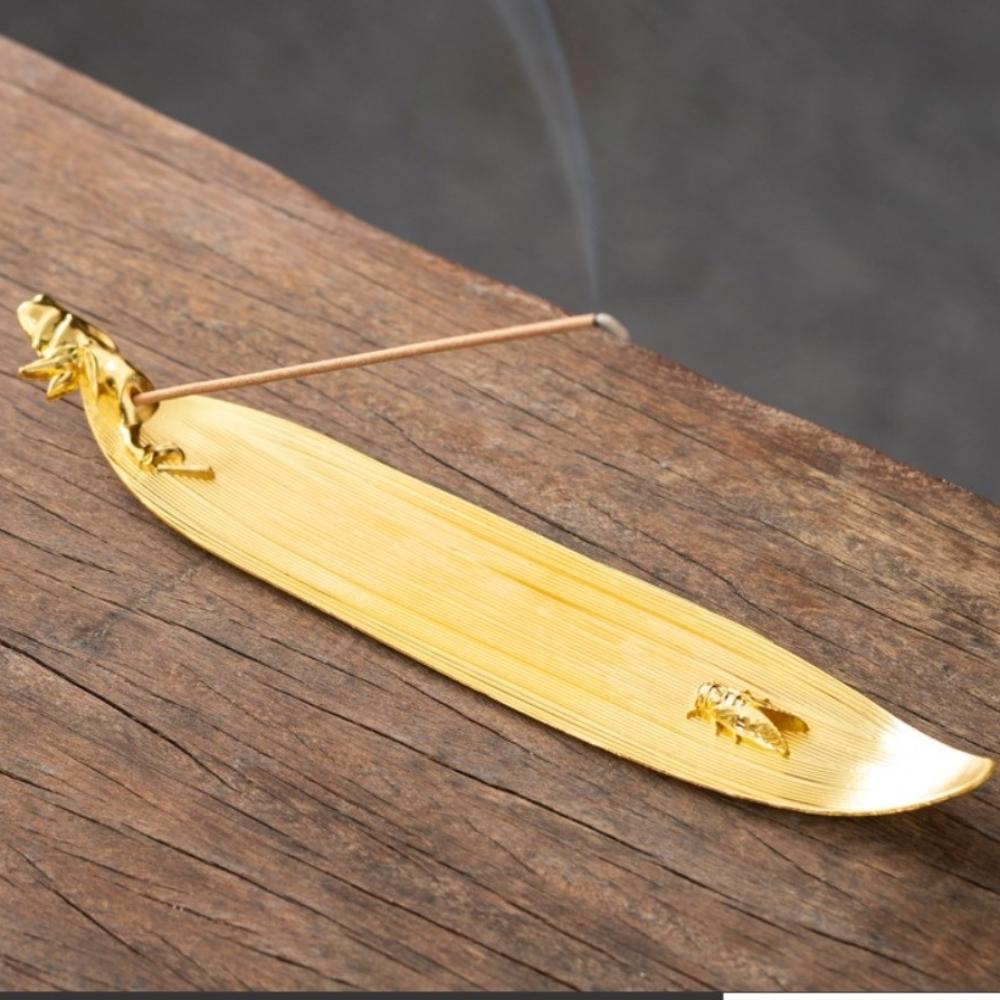 Bootsform Räucherstäbchenhalter Metall Aromatherapie Ornament Heiminnendekoration