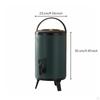 Commercial Milk Tea Bucket 12Hour Insulation Stainless Steel Insulated Barrel LeakResistant Design
