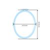 Oval Plastic Embroidery Hoops Frame Wooden Color Embroidery Hoop Rings For Household DIY Cross Stitch Sewing Needlecraft Tools