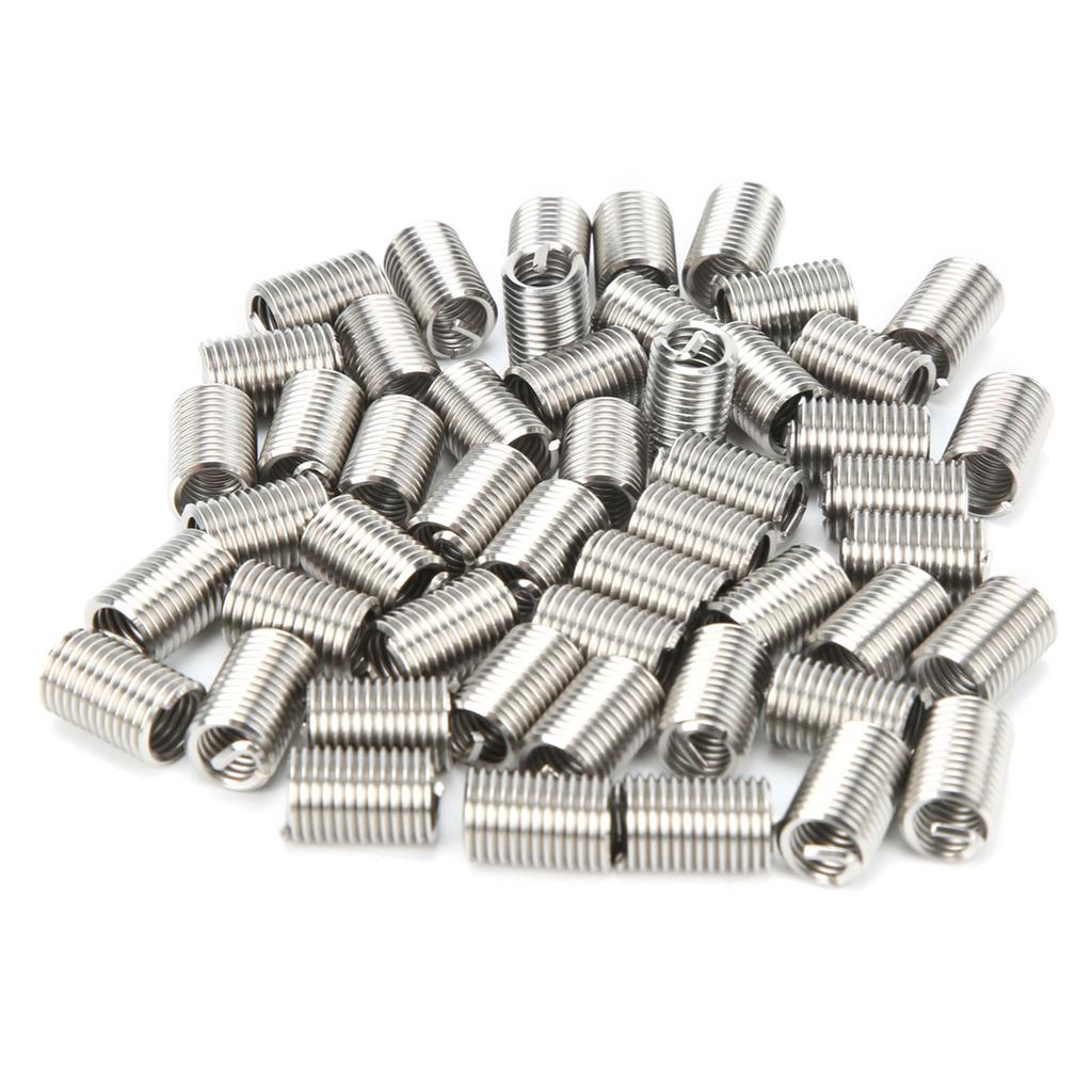 50Pcs Thread Inserts Wire Protection Sleeve Repair Tool Fastener US Standard 516in?18x3D