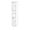 Floor-standing Bathroom Cabinet Gray Oak Wotan 30 CM Loft Bathroom Column