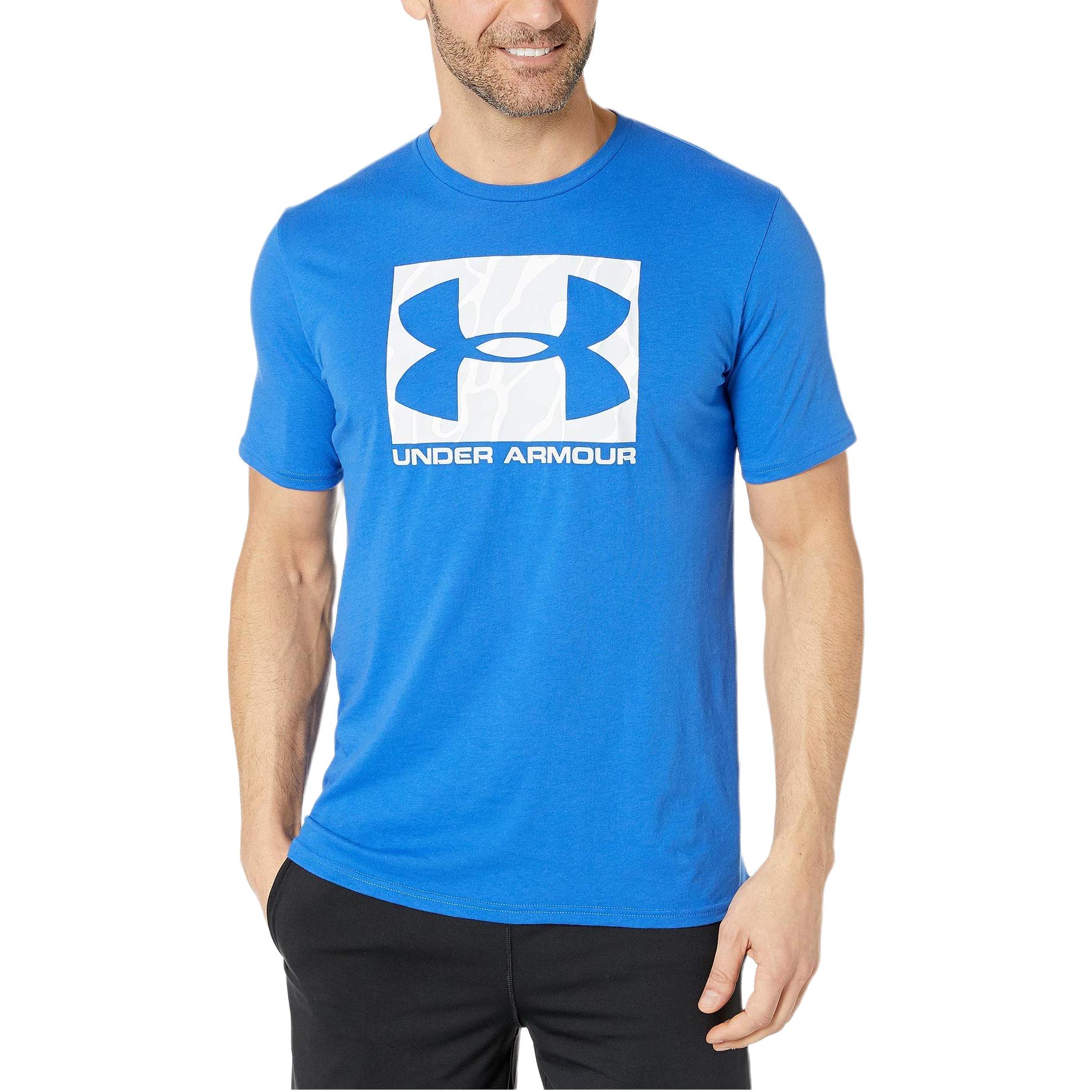 Under Armour Logo Printed Short Sleeve Pullover T-Shirt Men tops 1351616-486 M