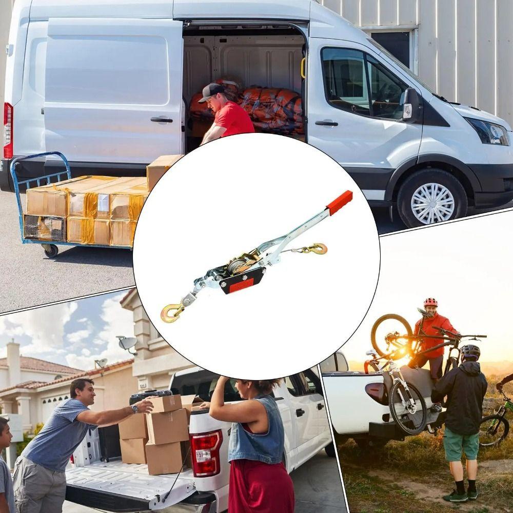 Doppelhaken Manuelle Winde Schwerlast Drahtseil Ratsche Handkraft Ziehgerät Zugoperationen