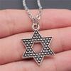 25 Stile Je Menora Davidstern Hexagram Anhänger Halskette Choker Charme Fabrikpreis Schmuck