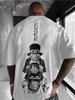 ONE PIECE Luffy Ace Sommar T-shirt Herr Dam Fritid Sport Street Fitness Lös Bekväm Bomull Oversized Kortärmad Topp