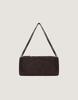 Hennit Suede Shoulder Bag (Brown)