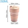350ML/500ML Food-Grade Silicone Folding Cup Collapsible Mug With Cover Hot Drink Cup For Camping Travel Outdoors Portable