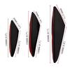 6 Pcs  Universal Carbon Fiber Car Front Bumper Fin Splitter Spoiler Canard Valence