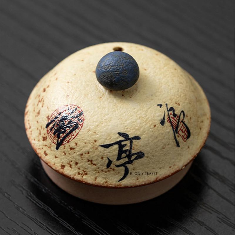 Chinese Antique Ceramic Teapots Handmade Tea Pot Ball Hole Filter Beauty Kettle Travel Portable Teaware Tea Ceremony Gifts 120ml