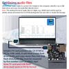 CX-ST5B Serial MP3 Voice Module DC 3.3-5.2V UART Control MCU Trigger Custom Audio Playback 5W Amplifier Type-C Interface