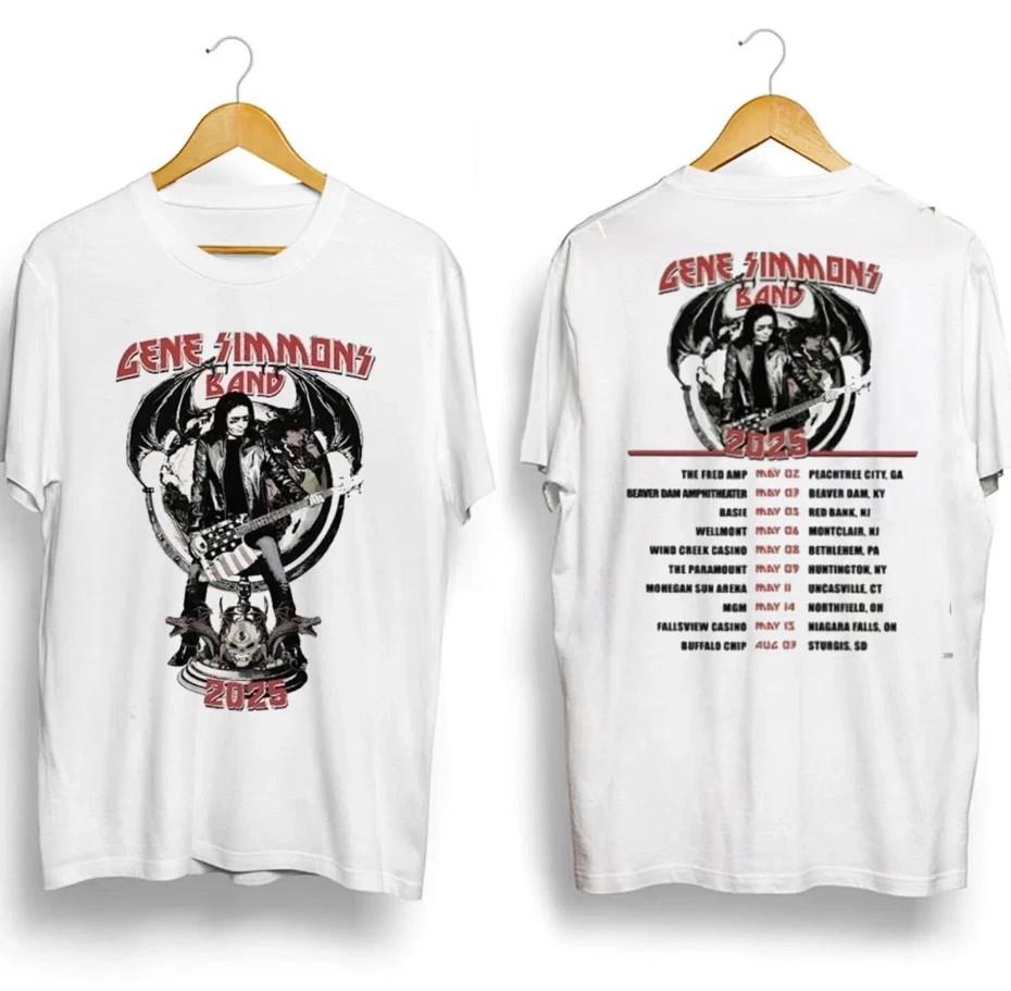 Gene Simmons Band 2025 Tour T-shirt size S-5XL Unisex T-Shirt L