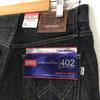NEW Tag Unused Japan EDWIN 402 Black Denim Pants W29 Men's M Inset 74cm Gray Bottoms(USED)