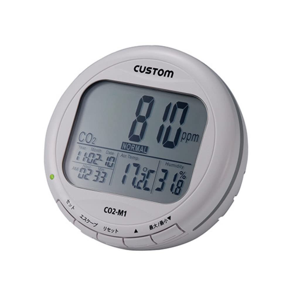 

CUSTOM CO2 Monitor with Display Temperature/Humidity/Date/Time CO2-M1