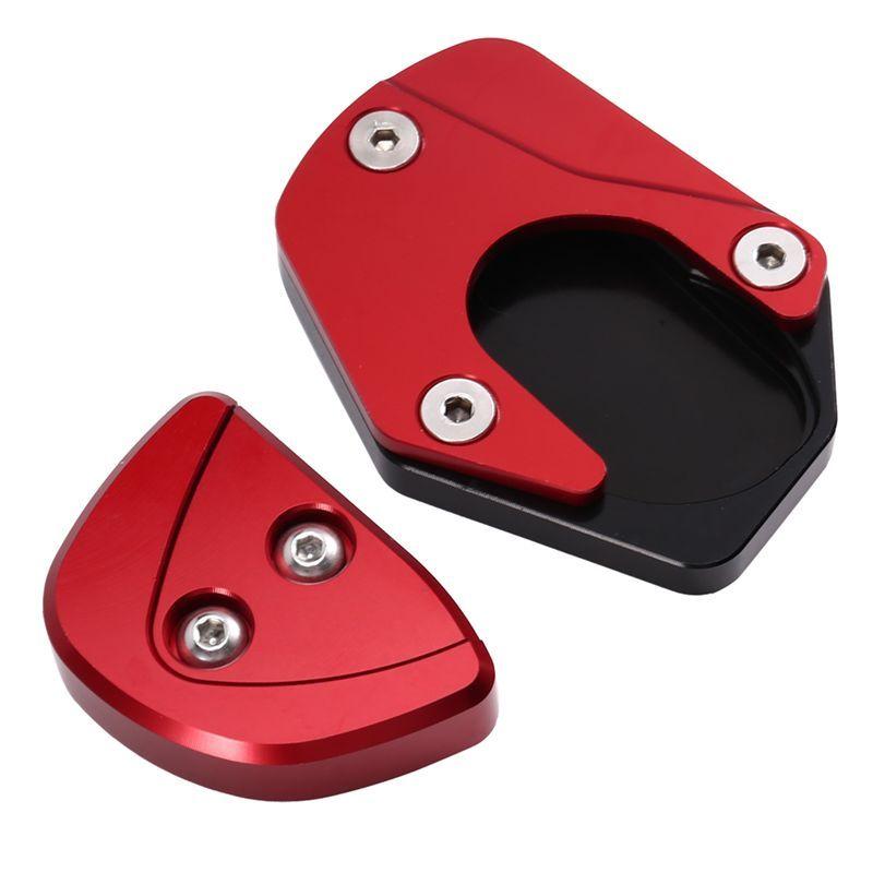 Motorcycle Side Stand Doot Kickstand Auxiliary Foot Pedal Support Plate For 2024-2025 For SYM ADXTG400 ADXTG 400 Red