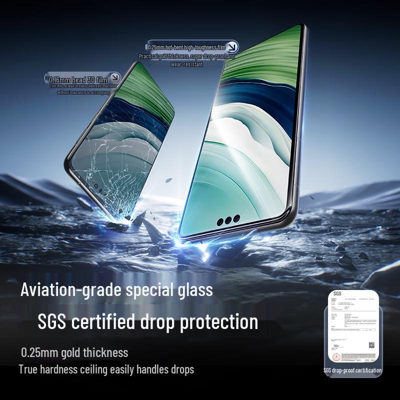 Huawei Mate60 Pro Series 3D Curved Full Glue Tempered Glass Screen Protector