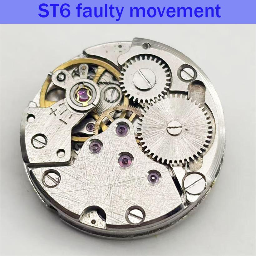 

1pcs No Function ST6 Old Movement Faulty Movement Suitable For Beginners Practice Disassembly Research Movement Watch Accessorie