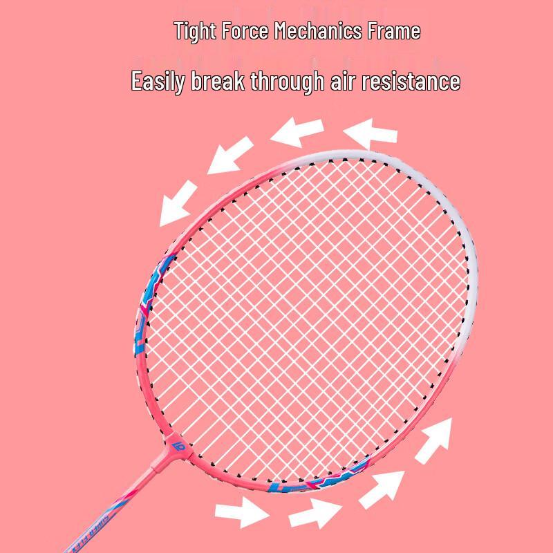 Qingmeng Alloy Adult Badminton Racket Set