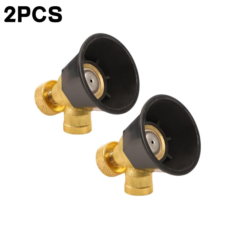 1PCS Brass/Alloy Nozzle Agricultural Atomization Adjustable Nozzle Black Whirlwind Agricultural Sprinkler Head Garden Tool