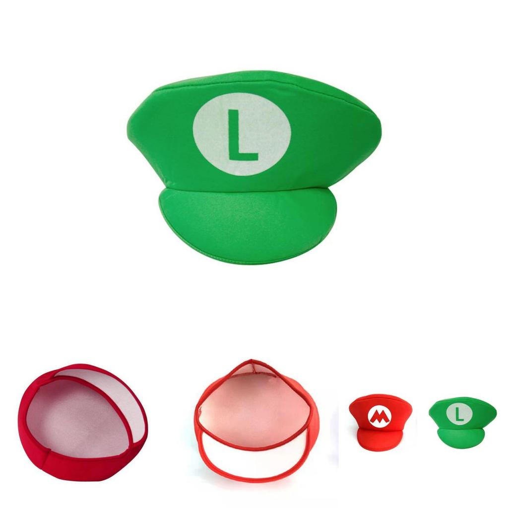 Унісекс Капелюх Косплею Супер Маріо Луїджі Брос Для Дорослих І Дітей Реквізит Для Костюма На Хелловін