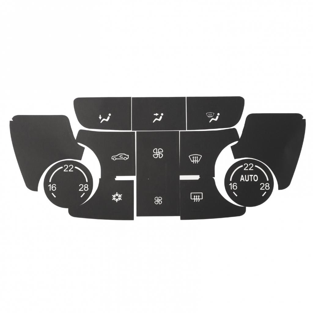 Für Buick Verano AC Klimasteuerung Schwarzer Knopf Reparatur Aufkleber Set