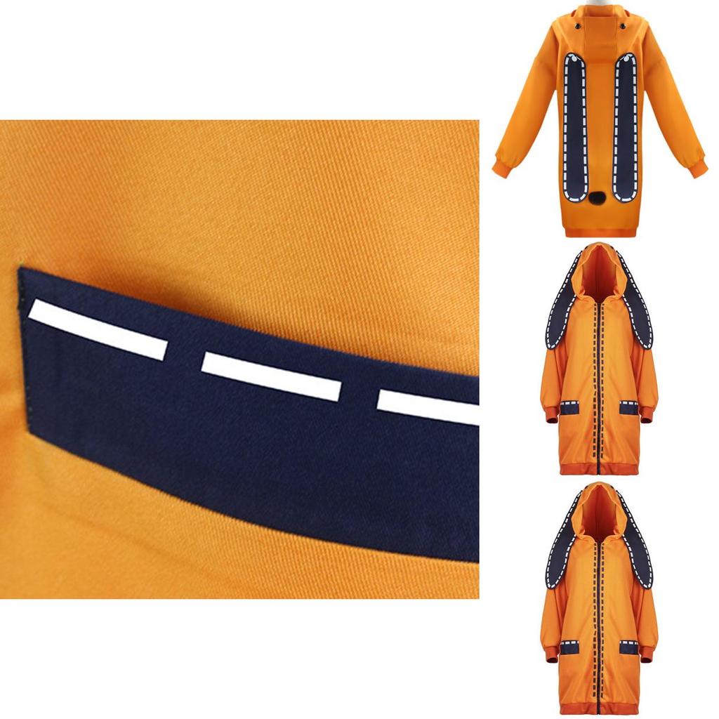Kakegurui Compulsive Gambler Runa Yomozuki Cosplay Costume Cozy Hoodie Coat