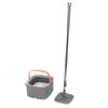 Mop Bucket Set with 2 Pieces Cloth 360 Degree Rotating Microfiber Mop Tool Dry and Wet Floor Mopping
