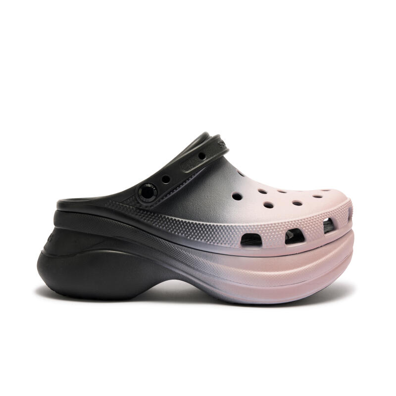 Crocs Bae Clog EVA Little Whale Black Pink Vintage Clog Hole Shoes Women's Black Pink