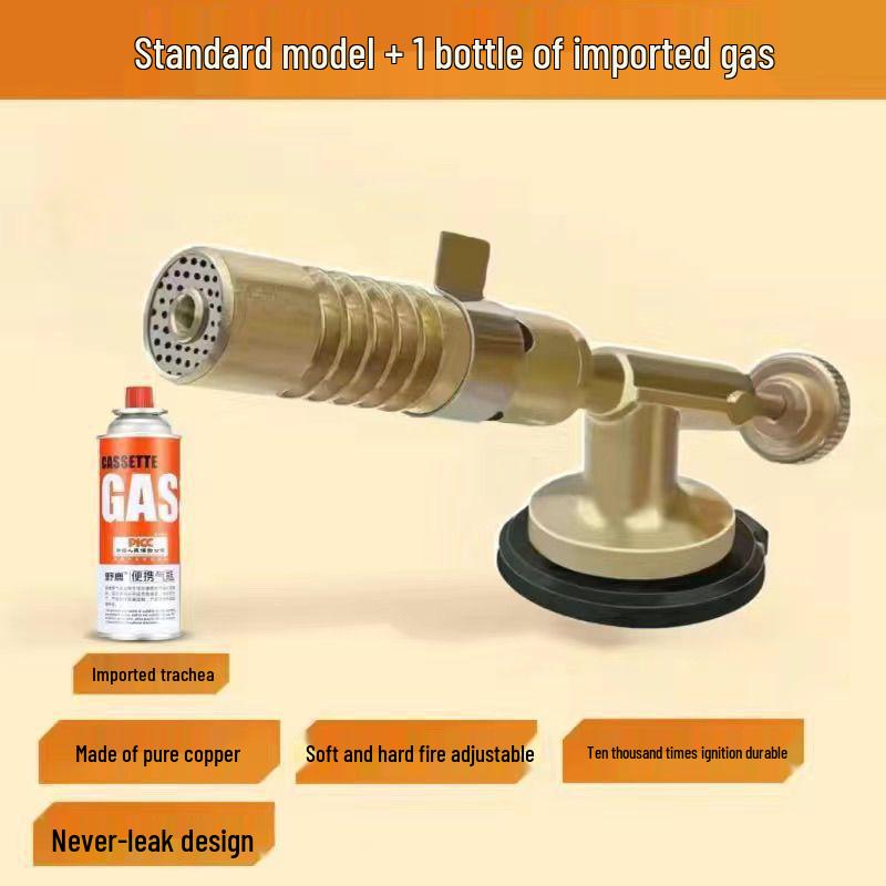 Portable All-Copper Blowtorch for Singeing Pig Hair and Household Welding Tasks