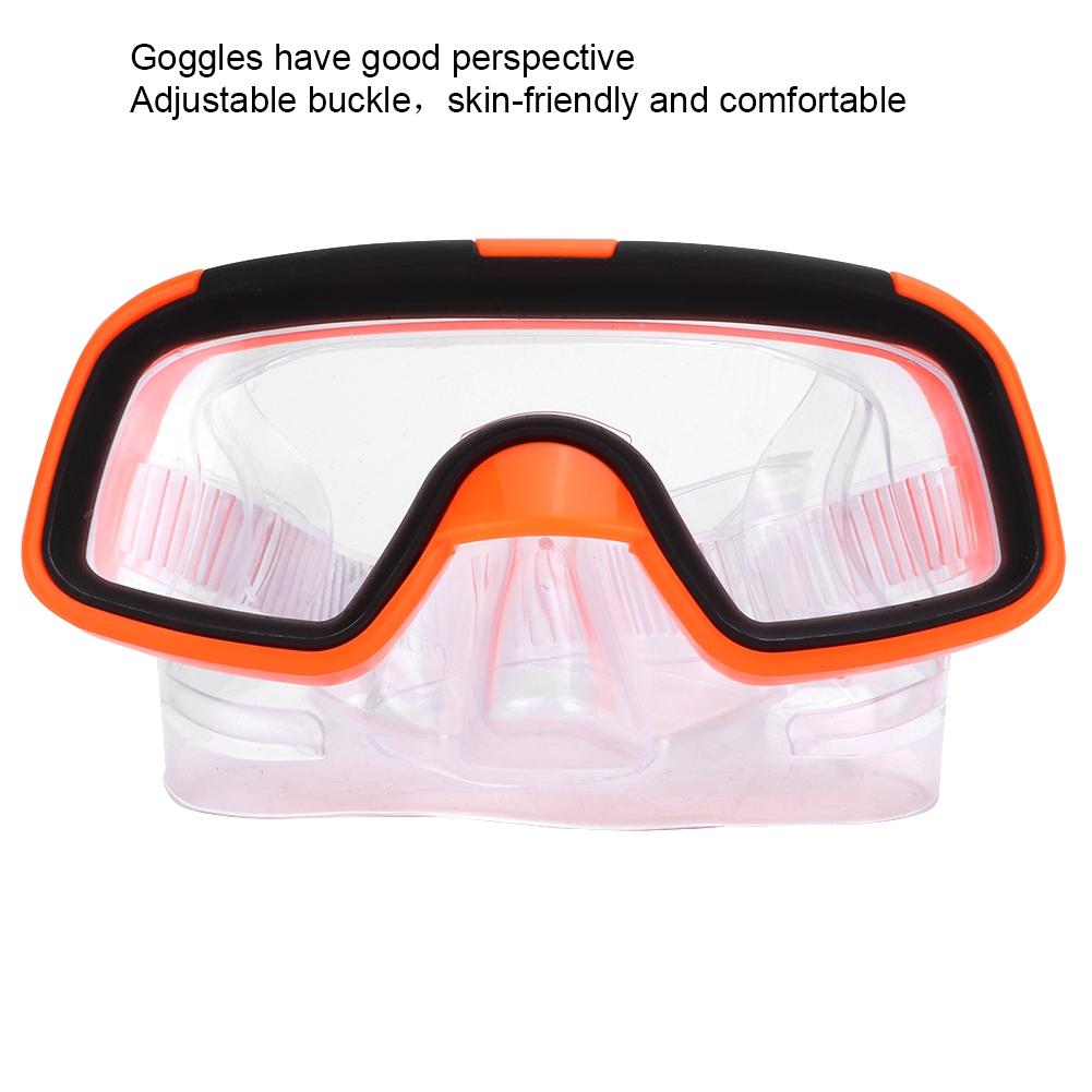 Children Diving Snorkeling Mask Goggle Snorkel Flippers Set Swimming Equipment Accessory(30 35)