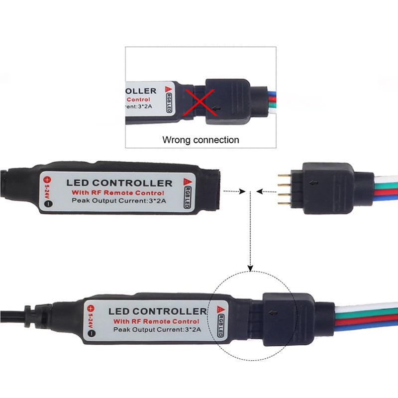 5V LED Battery-Powered 5050 Waterproof Light Strip with Remote Control for TV Chassis Decoration
