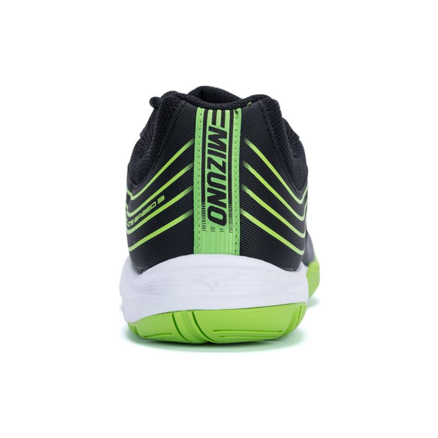 Mizuno Cyclone Speed 3 Comfortable Versatile Low-Top Training Shoes Unisex sneaker Black Green V1GA218037