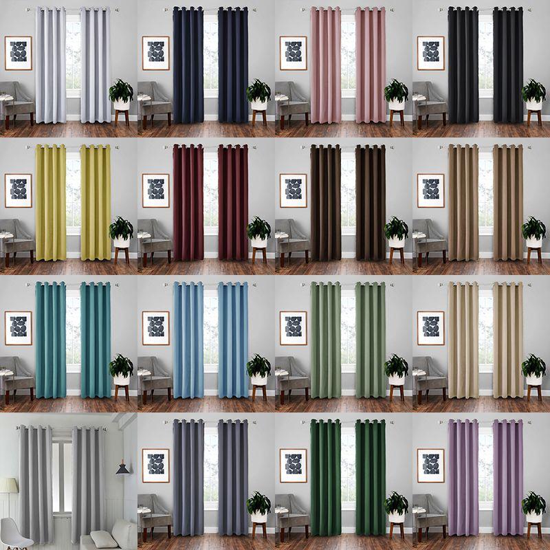 Modern Curtains Blackout For Living Room Curtains Window Lined Panel Curtain