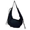 2025 Spring/Summer Korean Nylon Crossbody Dumpling Bag: Women's Large Capacity Pleated Tote Crescent Bag.