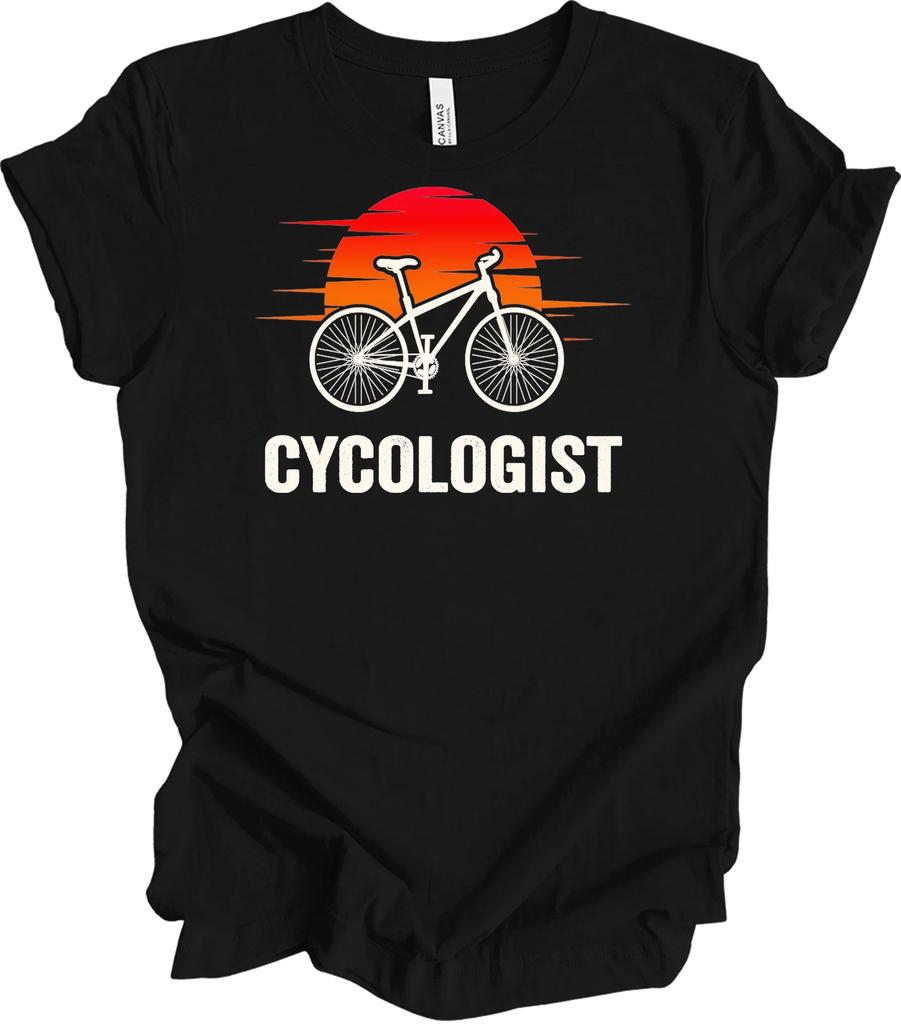 Cycologist Shirt Funny Cycling Cyclist Biker Gift Retro Mountain Bike T-Shirt