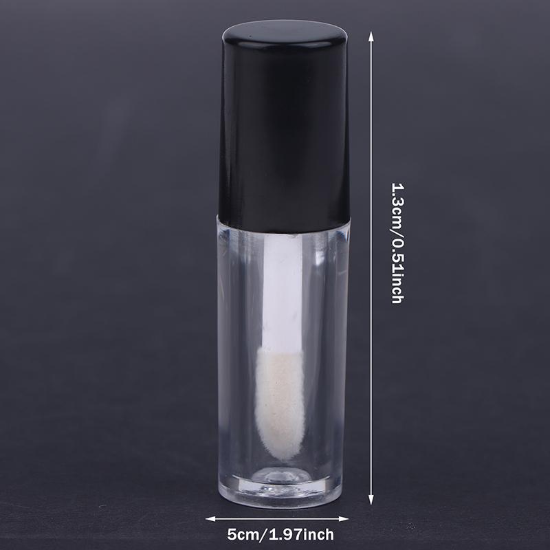 1/5 Pcs 1.2G Empty Lip Gloss Tube Diy Plastic Portable Liquid Lipstick Container Mini Lip Gloss Tube