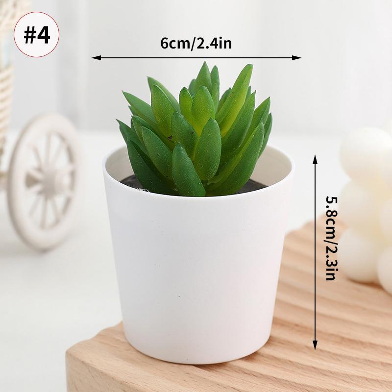 Artificial Plants Succulent Flowerpot Mini succulents Bionic Potted Plant Desktop Potted Plant Home Decoration Mini Potted Plant