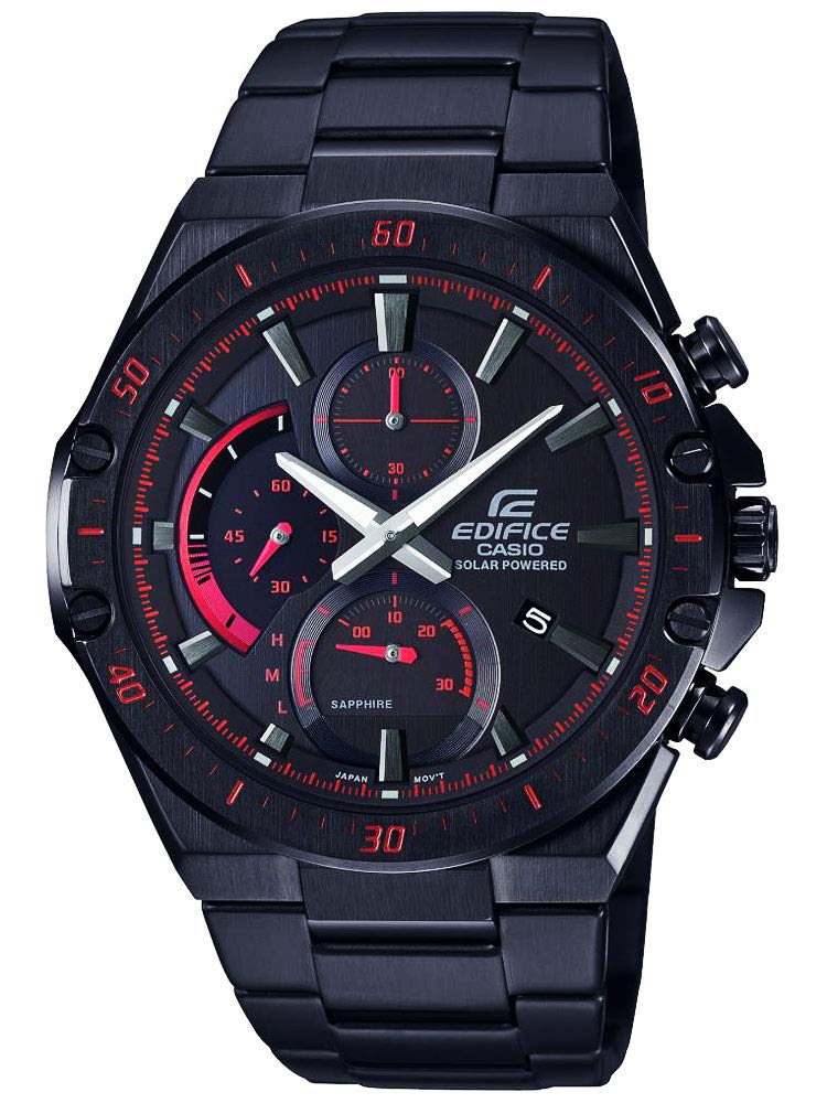 

CASIO EDIFICE Сонячний Хронограф Кварцовий Годинник Годинник Тканина з мікрофібри 13 x 13 см в комплекті [Набірний продукт] [Casio] Чоловічий EFS-S560DC-1AVUDF Чоловічий & [Зворотний]