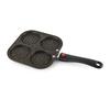 Non Stick Appam Uttapam Maker Pan With 4 Cavities For Gas Stove Cooking In Golden Finish