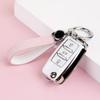 Car Key Cover Case Holder Keychain For Vw Volkswagen Polo Golf Passat Beetle Caddy T5 Up Eos Tiguan Jetta For Skoda Octavia A5