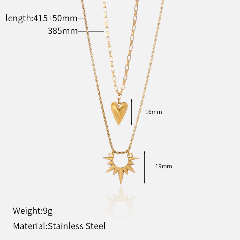 Minimalist Sun Pendant Gold Necklace Fashionable Layering Choker Jewelry Unique Luxury Design