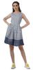 Moomaya Printed Lace Evening Mini Dress For Party Sleeveless Women Clothing