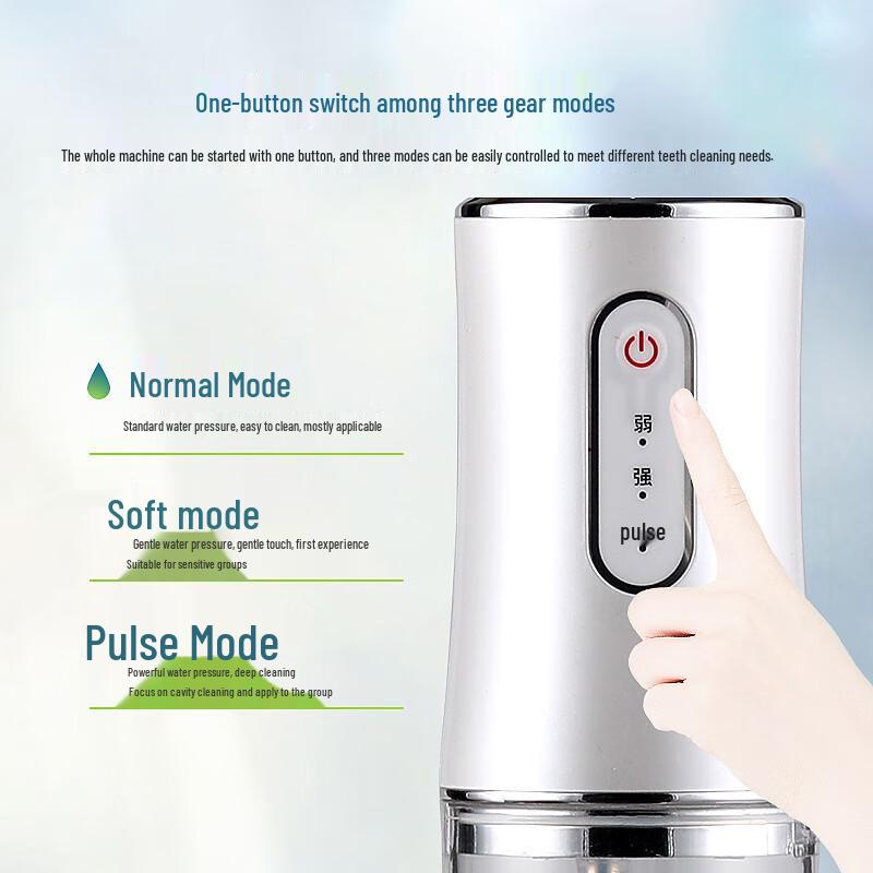 Qianbaimei Portable Electric Water Flosser CN Plug (adapter Included)