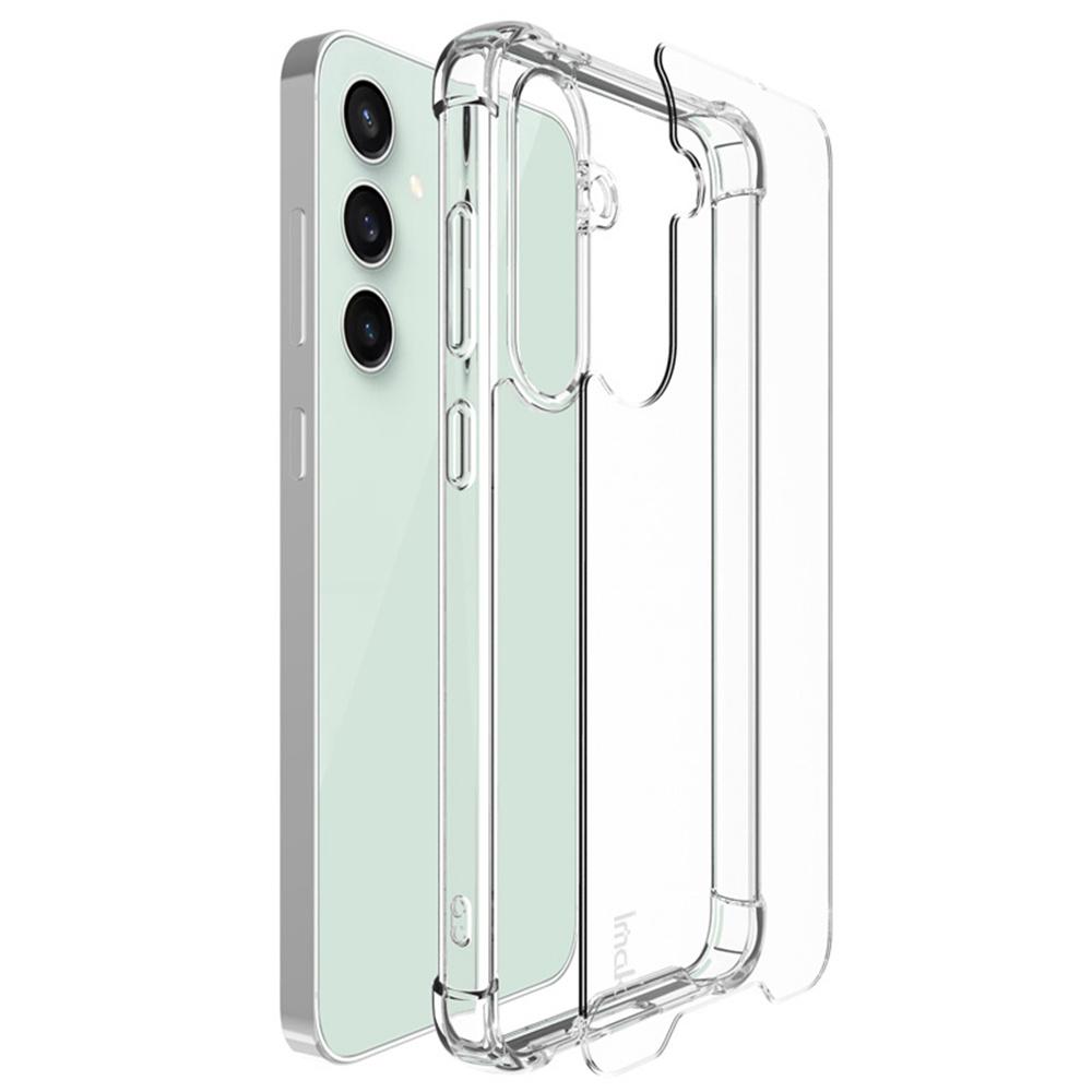 IMAK For Samsung Galaxy S24 FE Case PC+TPU Shockproof Clear Phone Cover