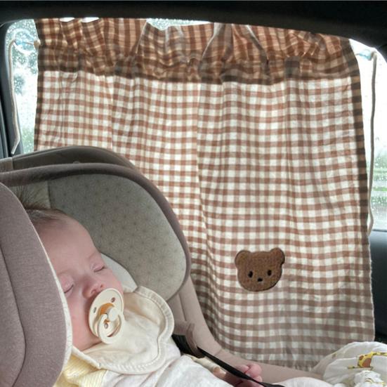 

Baby Window Curtain Exquisite Washable Breathable Photograph Prop Pocket Curtain for Children Room