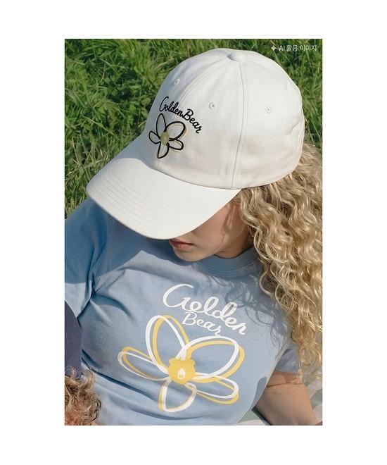 Goldeunbeeo (Female) Magnolia Graphic Ball Cap G6Rax26401Whx